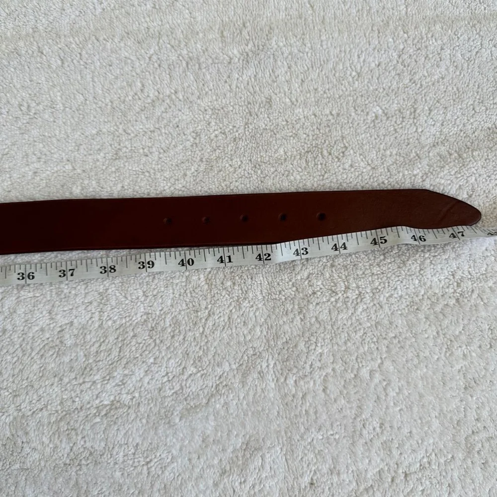 Men's Antonio de Patrizi Brown Leather Belt Size 41/110/35